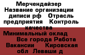 Мерчендайзер › Название организации ­ диписи.рф › Отрасль предприятия ­ Контроль качества › Минимальный оклад ­ 20 000 - Все города Работа » Вакансии   . Кировская обл.,Леваши д.